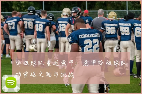 降级球队重返意甲：意甲降级球队的重返之路与挑战