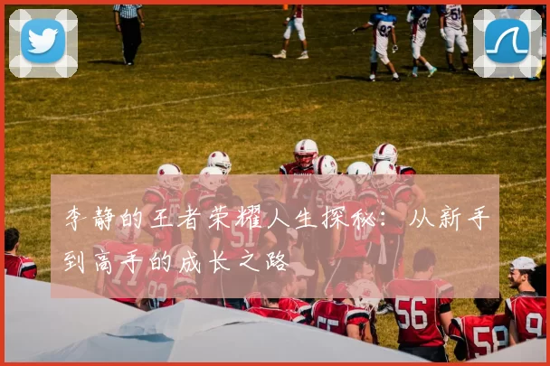 李静的王者荣耀人生探秘：从新手到高手的成长之路