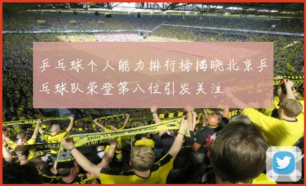 乒乓球个人能力排行榜揭晓北京乒乓球队荣登第八位引发关注