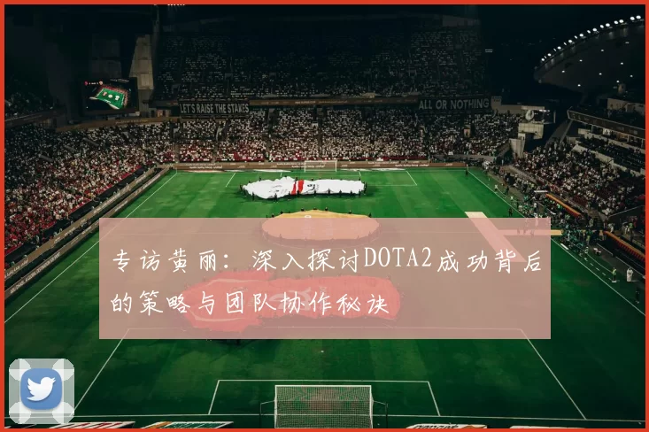 专访黄丽：深入探讨DOTA2成功背后的策略与团队协作秘诀